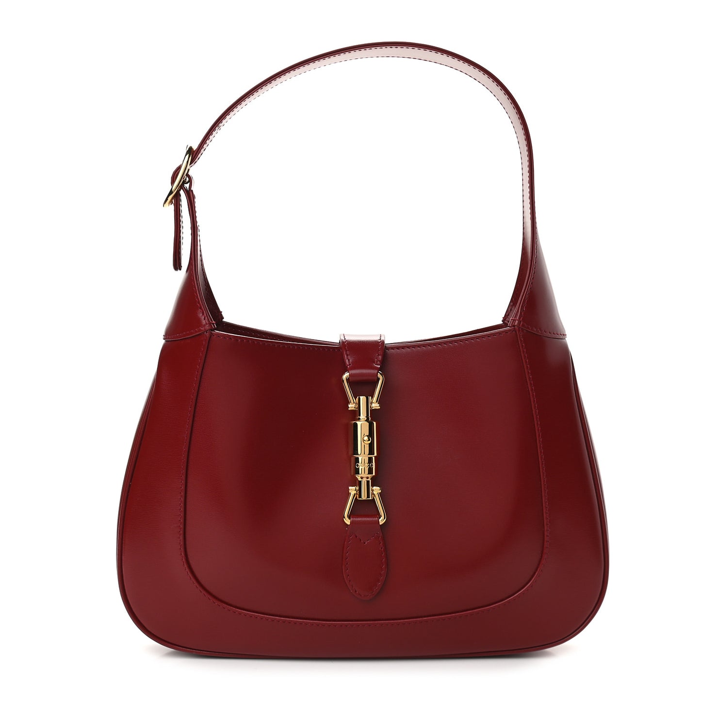 Boarded Dyana Lux Calfskin Small Jackie 1961 Hobo New Cherry Red