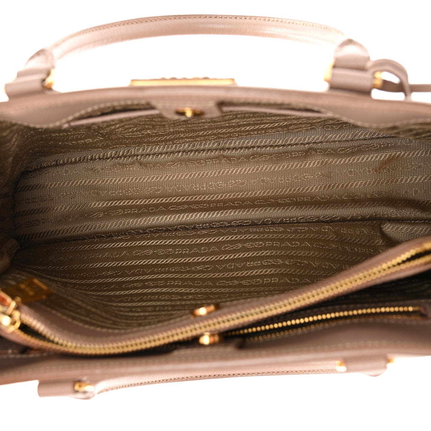 Saffiano Medium Galleria Double Zip Tote Cammeo