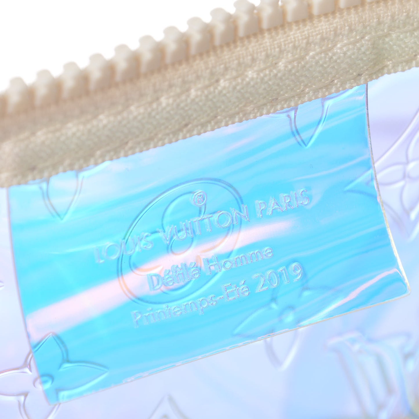 PVC Monogram Keepall Bandouliere 50 Iridescent Prism