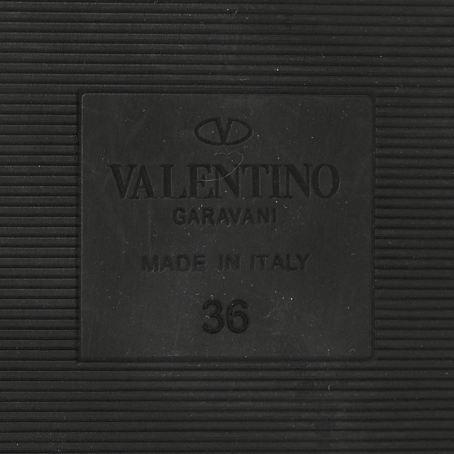 Valentino Garavani Mink Fur Rockstud Slide Sandals 36 Black 6 of 7