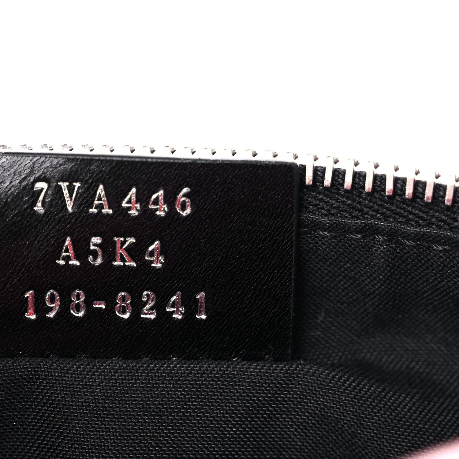 Fendi Glazed Fabric Vitello Century FF 1974 Stamp Patch Pocket Belt Bag Rosso 7 of 12