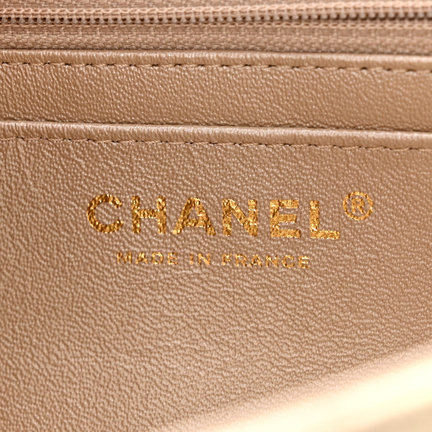 Chanel Metallic Goatskin Quilted Mini Rectangular Flap Gold 6 of 11