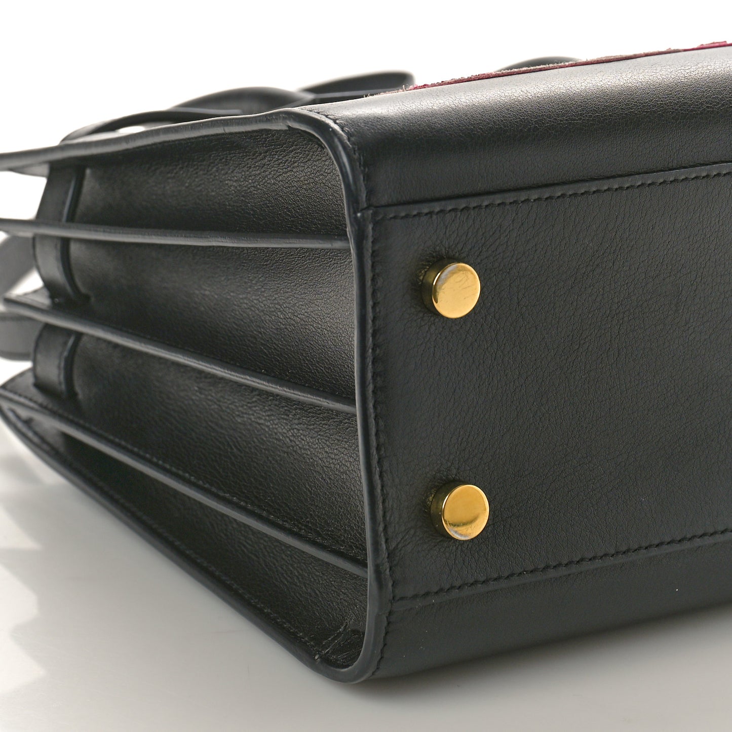 Calfskin Love Patchwork Baby Sac De Jour Black