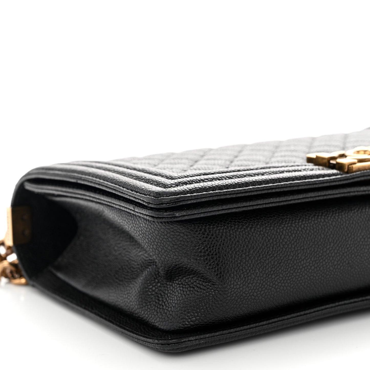 Caviar Quilted New Medium Boy Flap Black