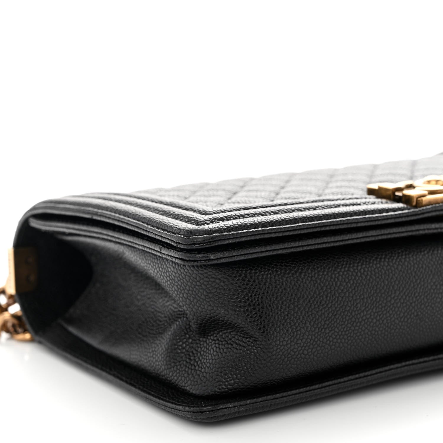 Chanel Caviar Quilted New Medium Boy Flap Black 9 of 10