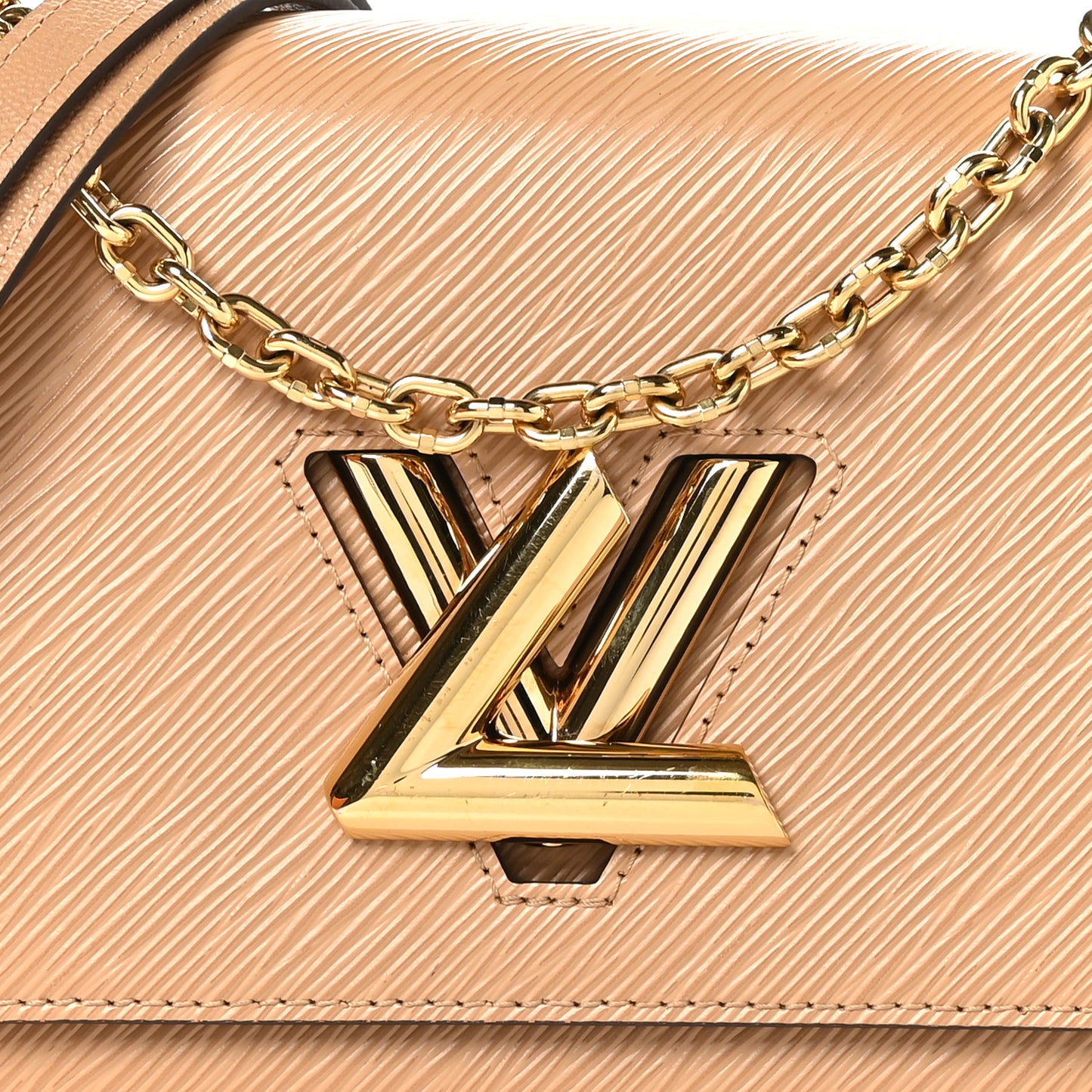 Epi Twist Shoulder Bag MM Camel