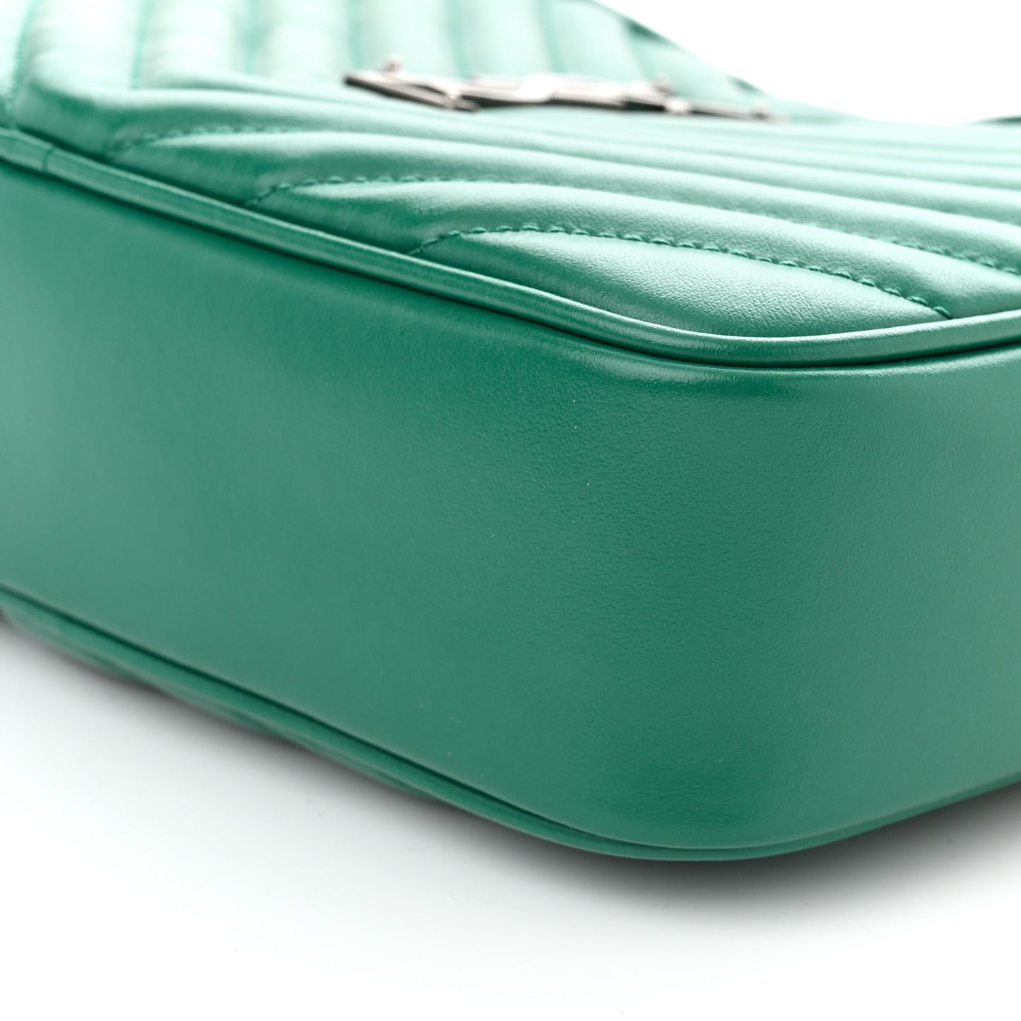 Calfskin Matelasse Monogram Lou Camera Bag Malachite