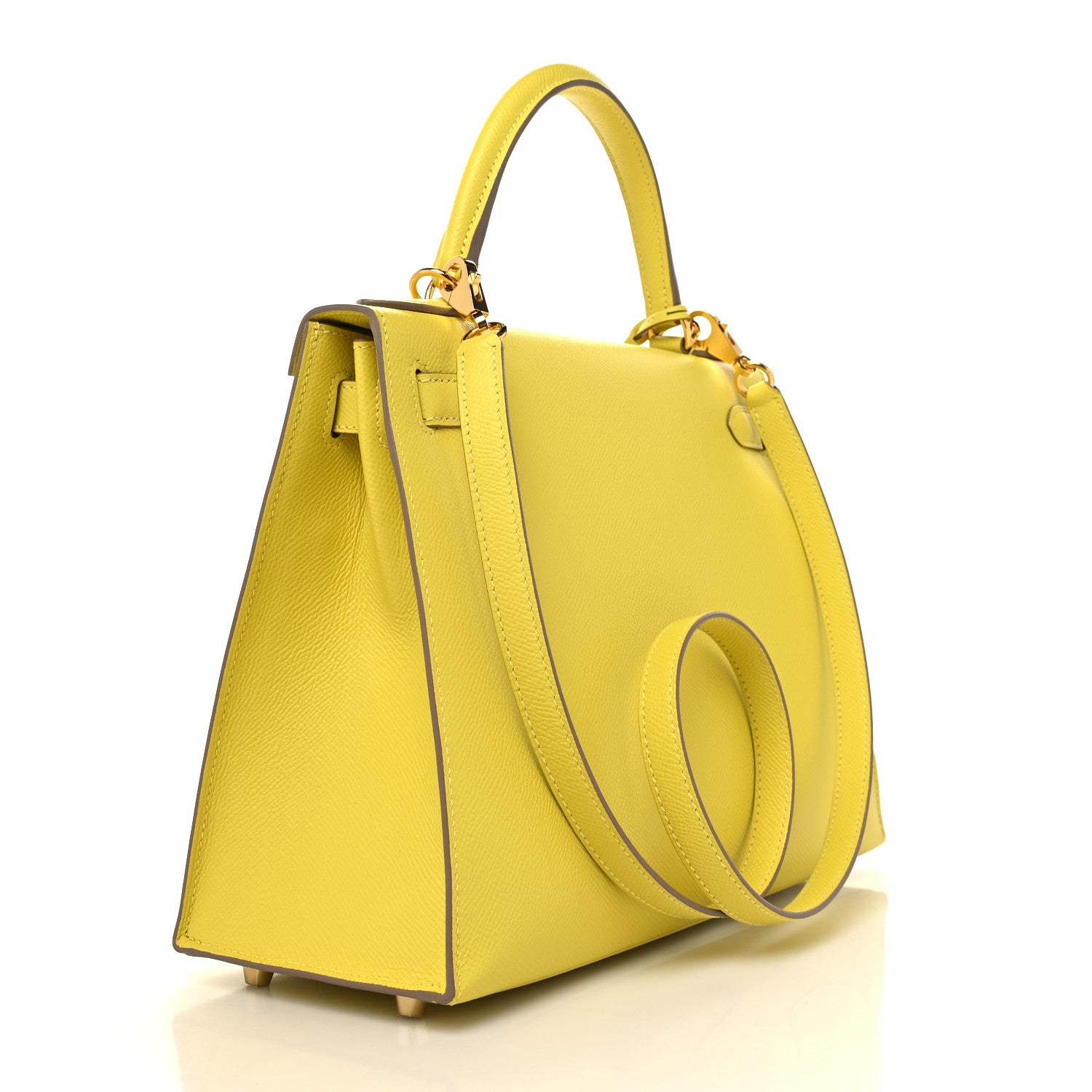 Hermes Epsom Kelly Sellier 28 Lime 4 of 12