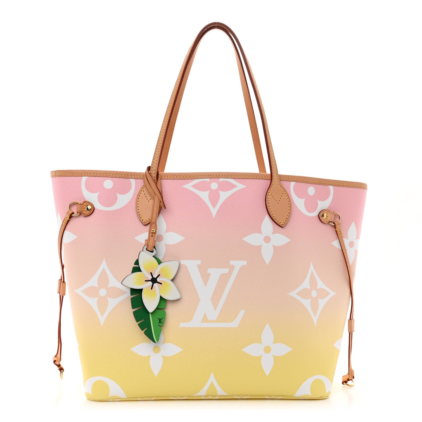 Monogram Giant By The Pool Neverfull MM Light Pink