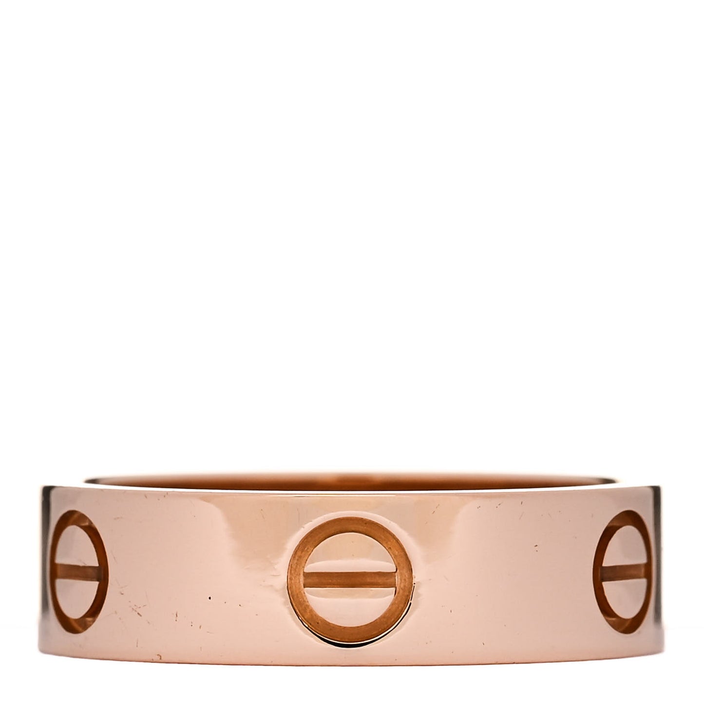 18K Pink Gold 5.5mm LOVE Ring 56 7.5
