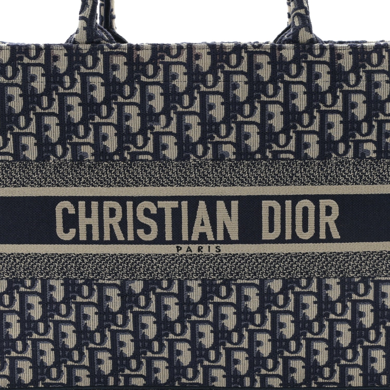 Christian Dior Oblique Medium Book Tote Blue Multicolor 8 of 11