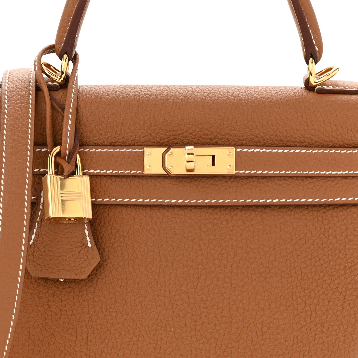 Hermes Togo Kelly Retourne 25 Gold 8 of 11