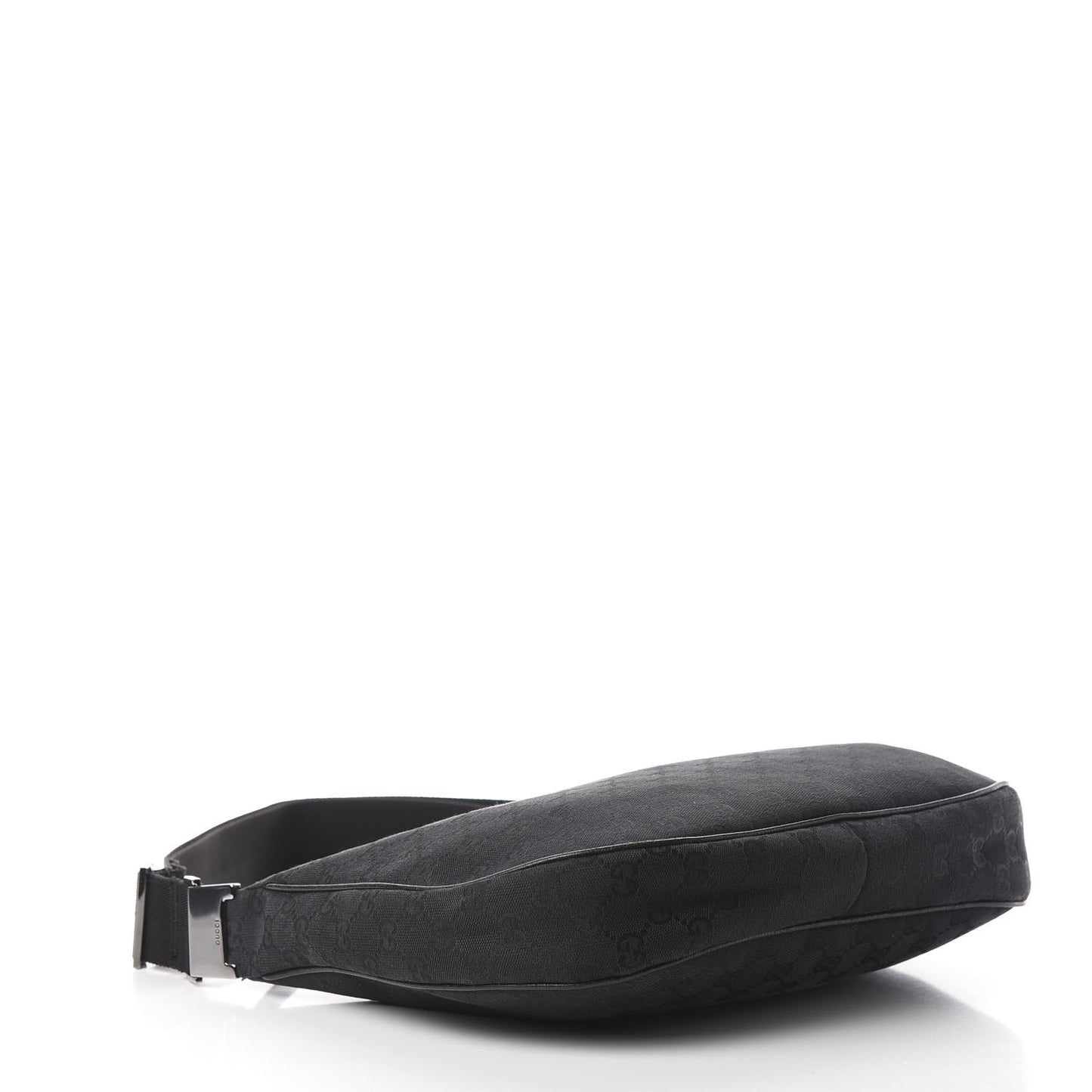 Monogram Medium Half Moon Hobo Black