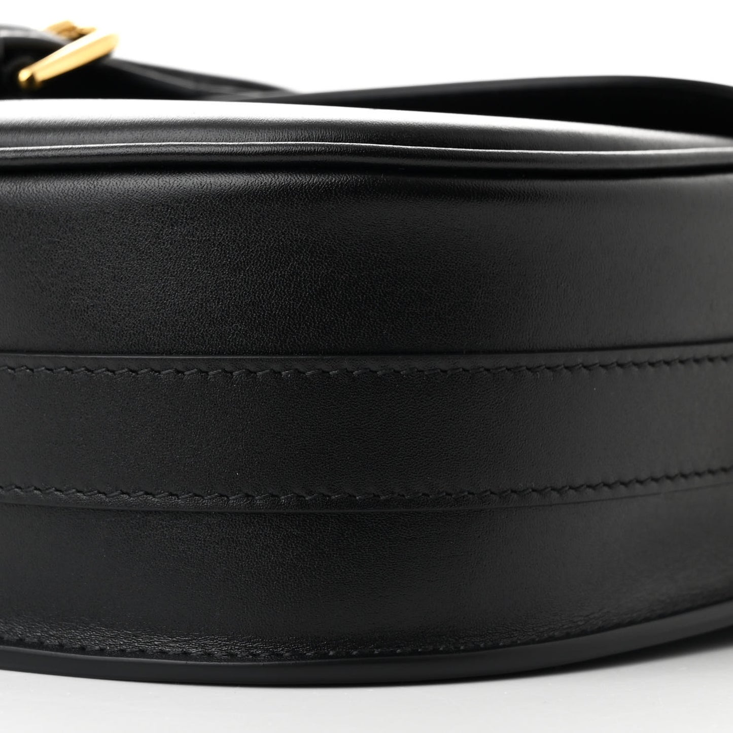 Box Calfskin Medium Bobby Flap Black