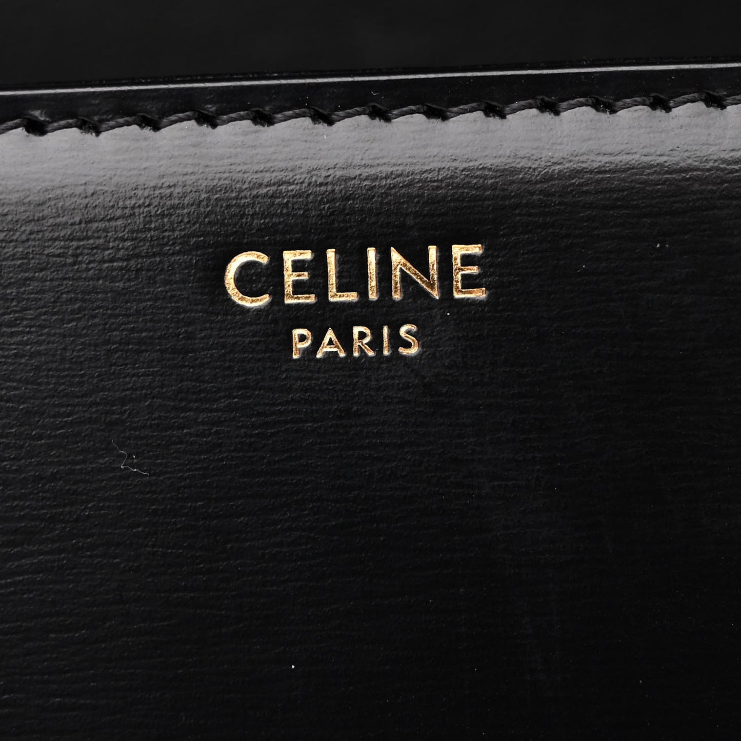 Shiny Calfskin Teen Triomphe Black