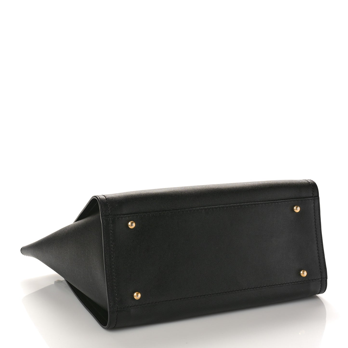 Caviar Small Studded Deauville Tote Black