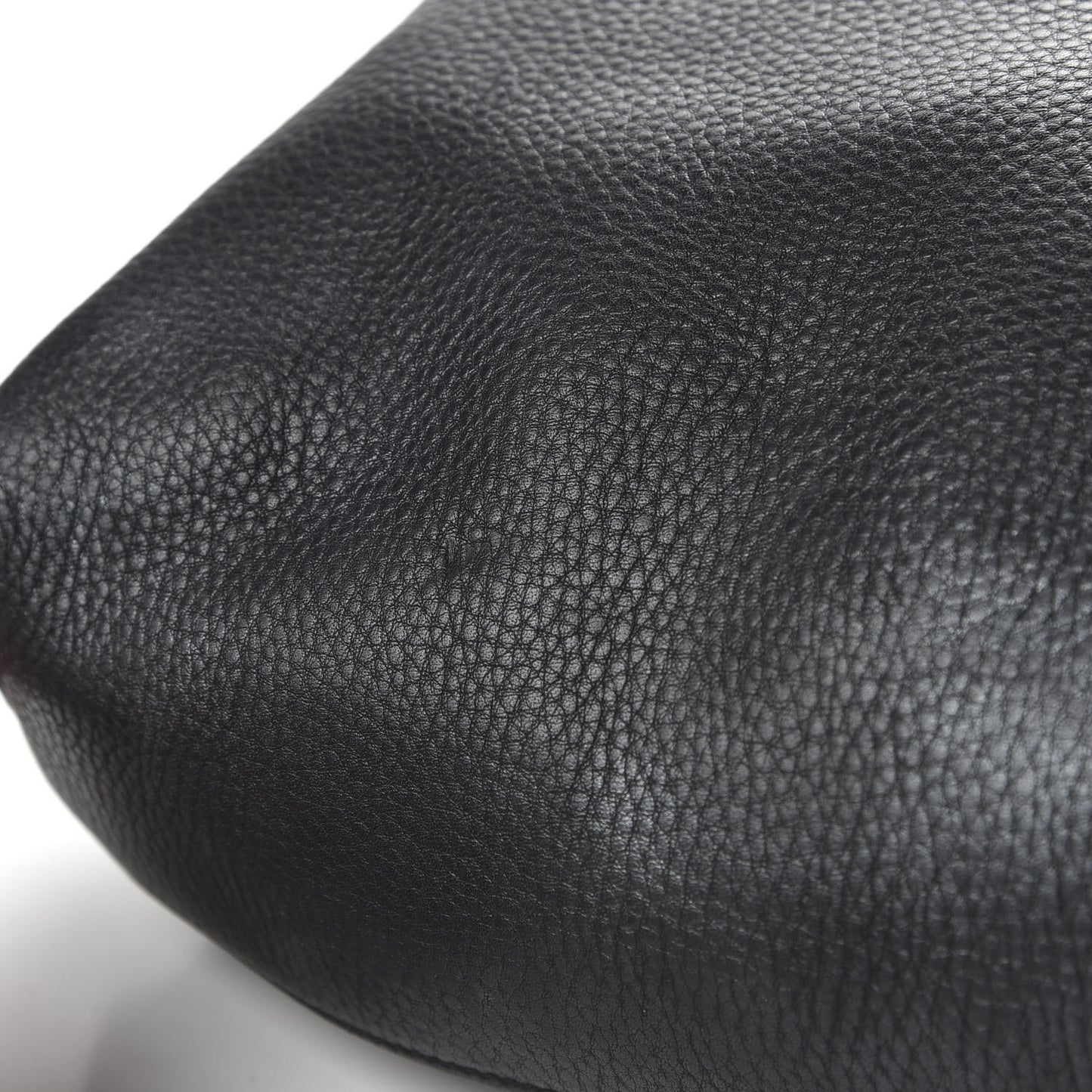 Vitello Daino Etiquette Shopping Bag Black