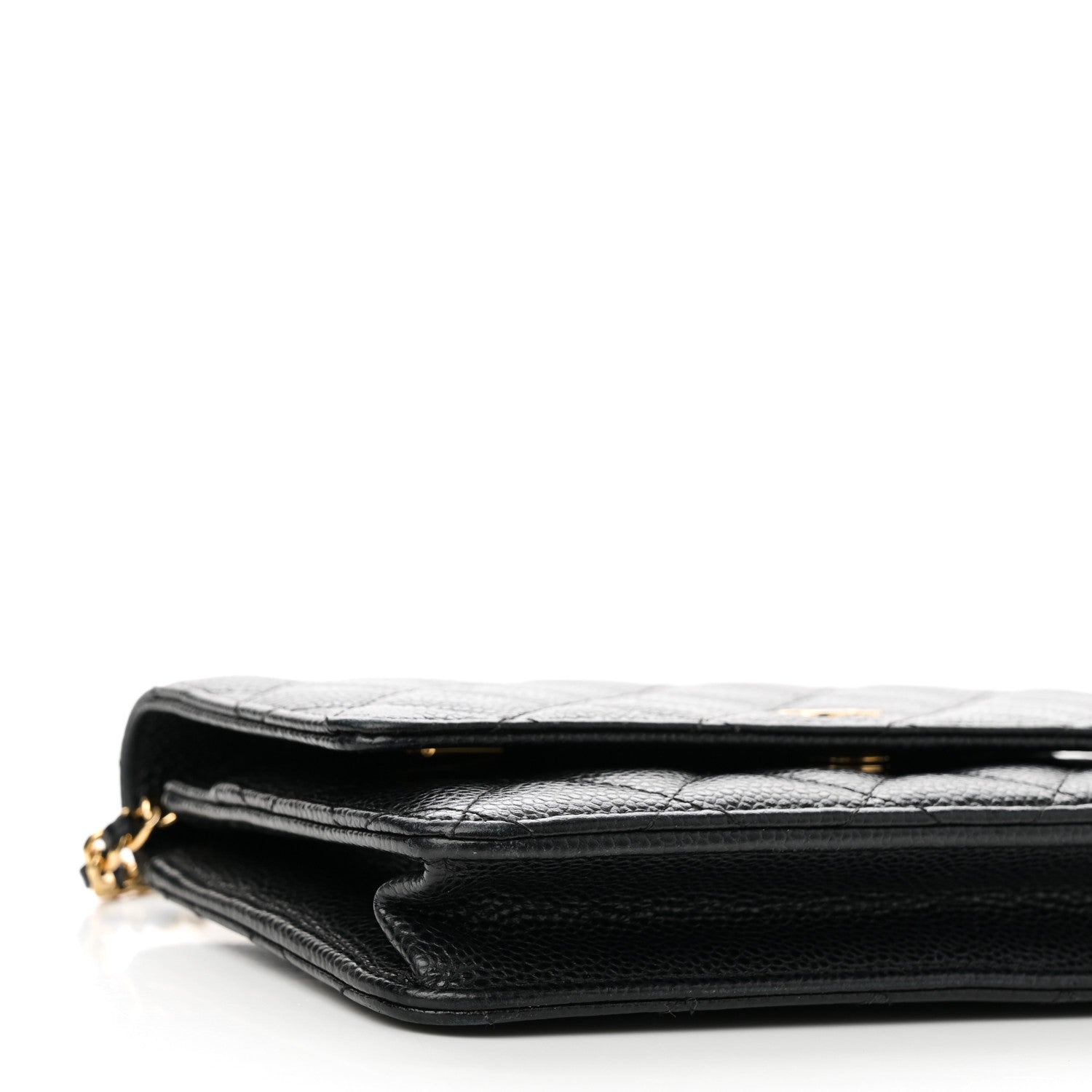 Chanel Caviar Quilted Wallet on Chain WOC Black 10 of 12