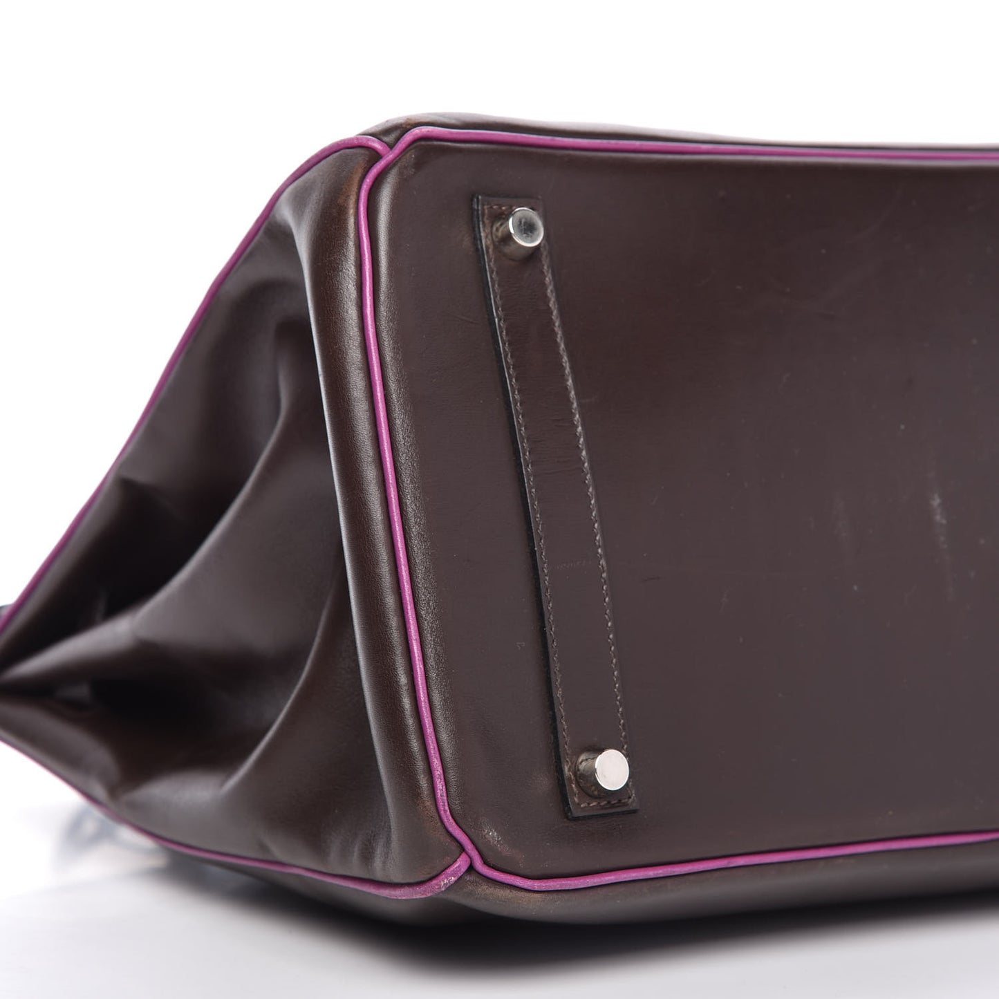 Box Bi-Color Birkin 35 Raisin Cyclamen