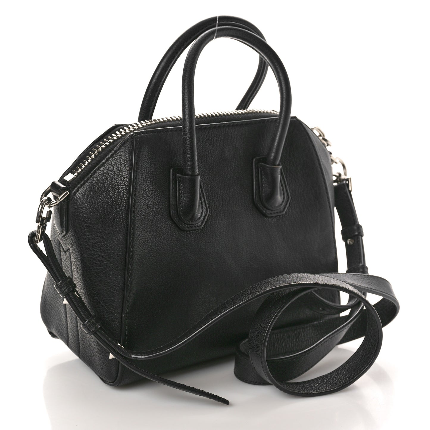 Sugar Goatskin Mini Antigona Black
