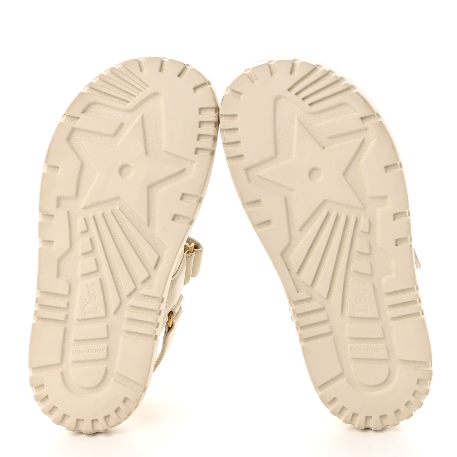 Christian Dior Lambskin Dioract 10mm Sandals 36.5 Off White 5 of 10