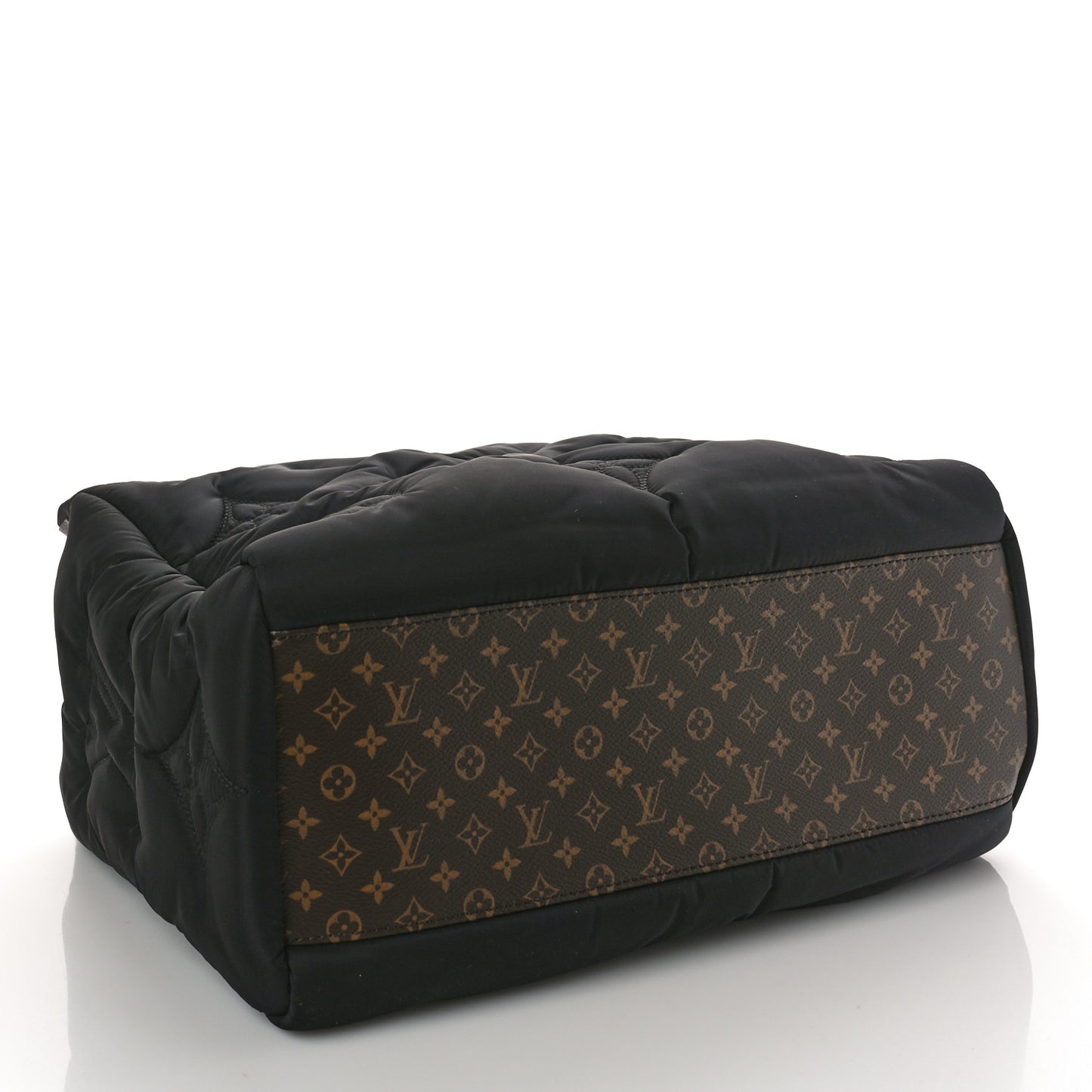 Econyl Monogram Pillow Giant Onthego MM Black