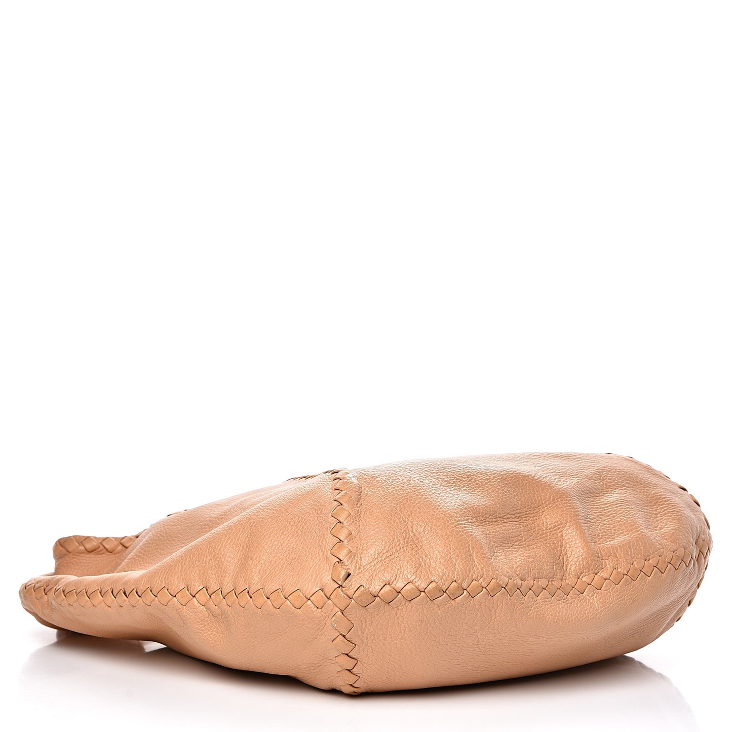 Cervo Deerskin Large Hobo Carmel