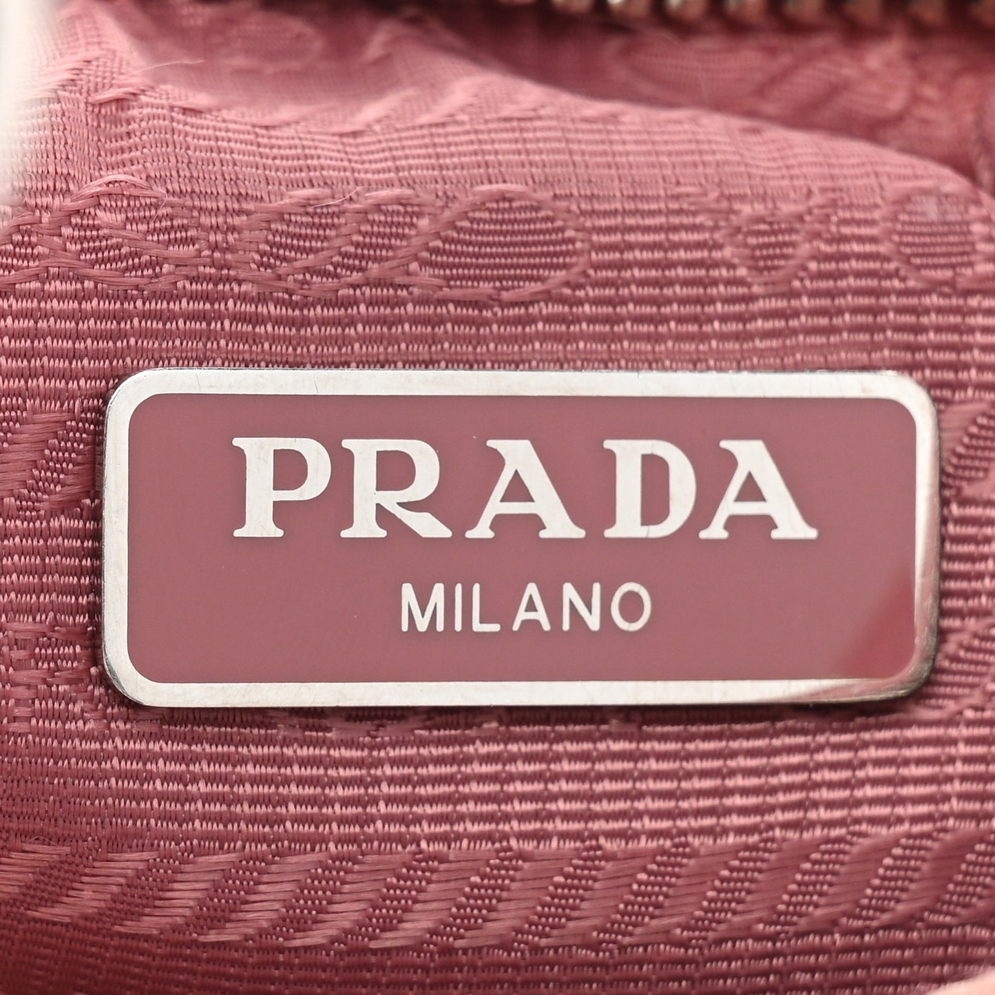 Re-Nylon Saffiano Mini Re-Edition 2005 Bag Rosa