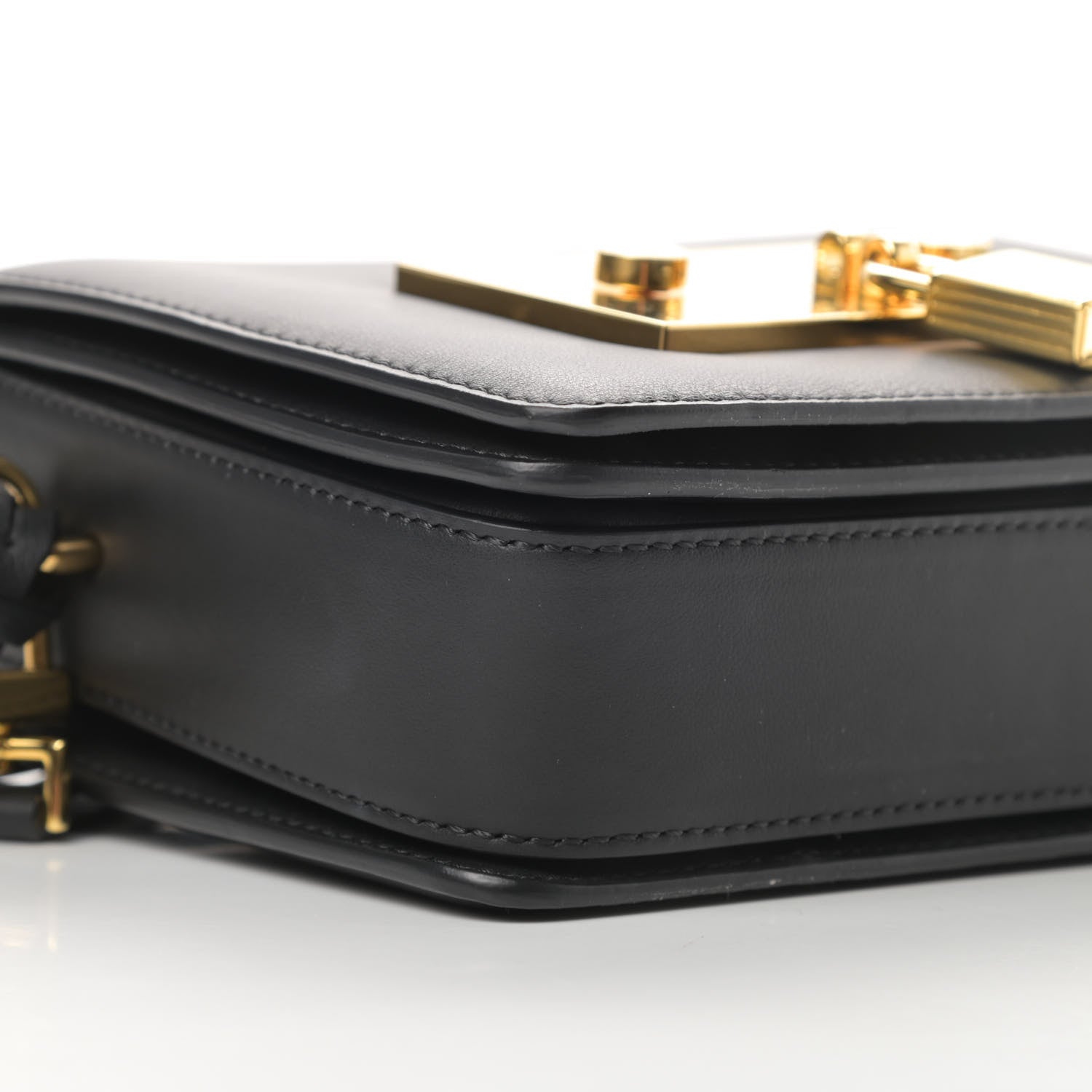 Tom Ford Calfskin Padlock Crossbody Black 8 of 14