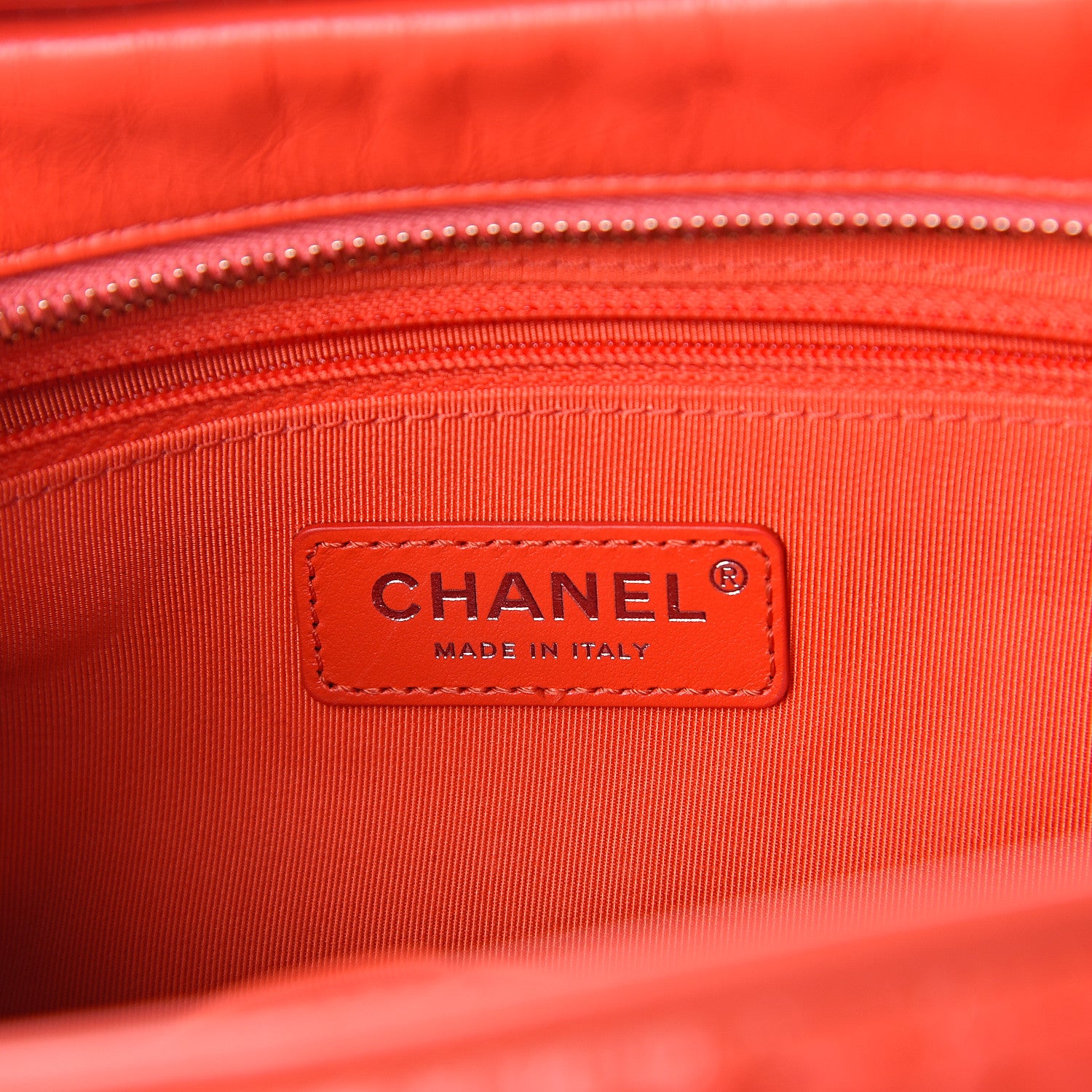 Chanel Aged Calfskin Quilted Medium Gabrielle Hobo Red 5 of 8