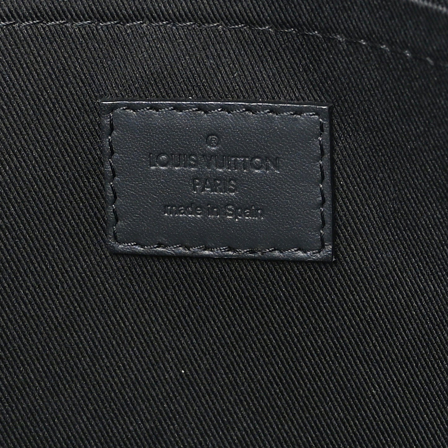 Calfskin Monogram Shadow Discovery Pochette Black