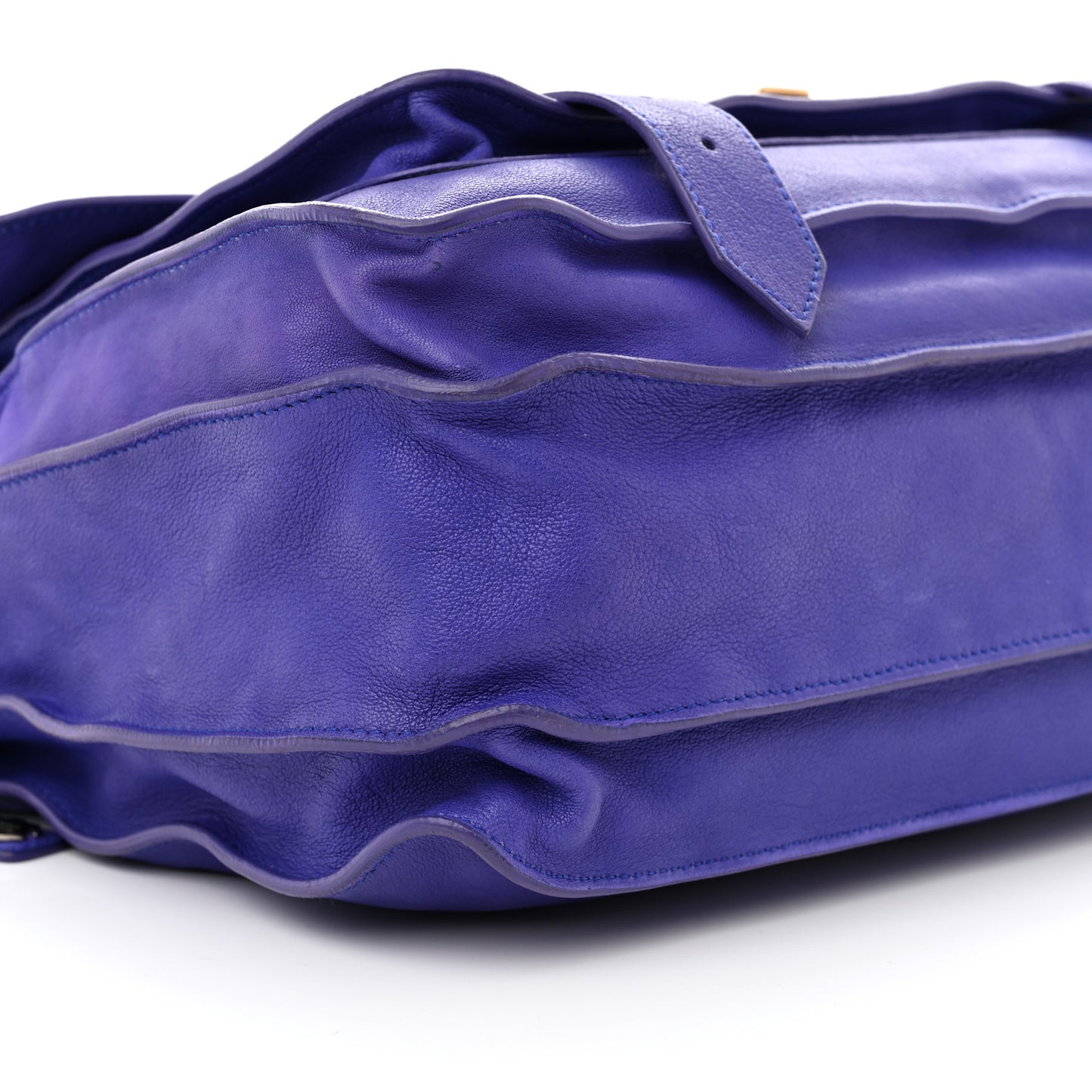 Lambskin PS1 Large Satchel Purple Rain