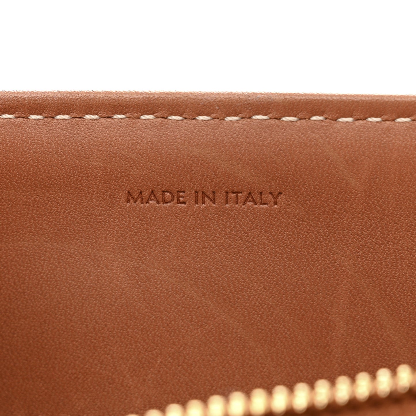 Canvas Calfskin Small 16 Top Handle Bag Natural Tan