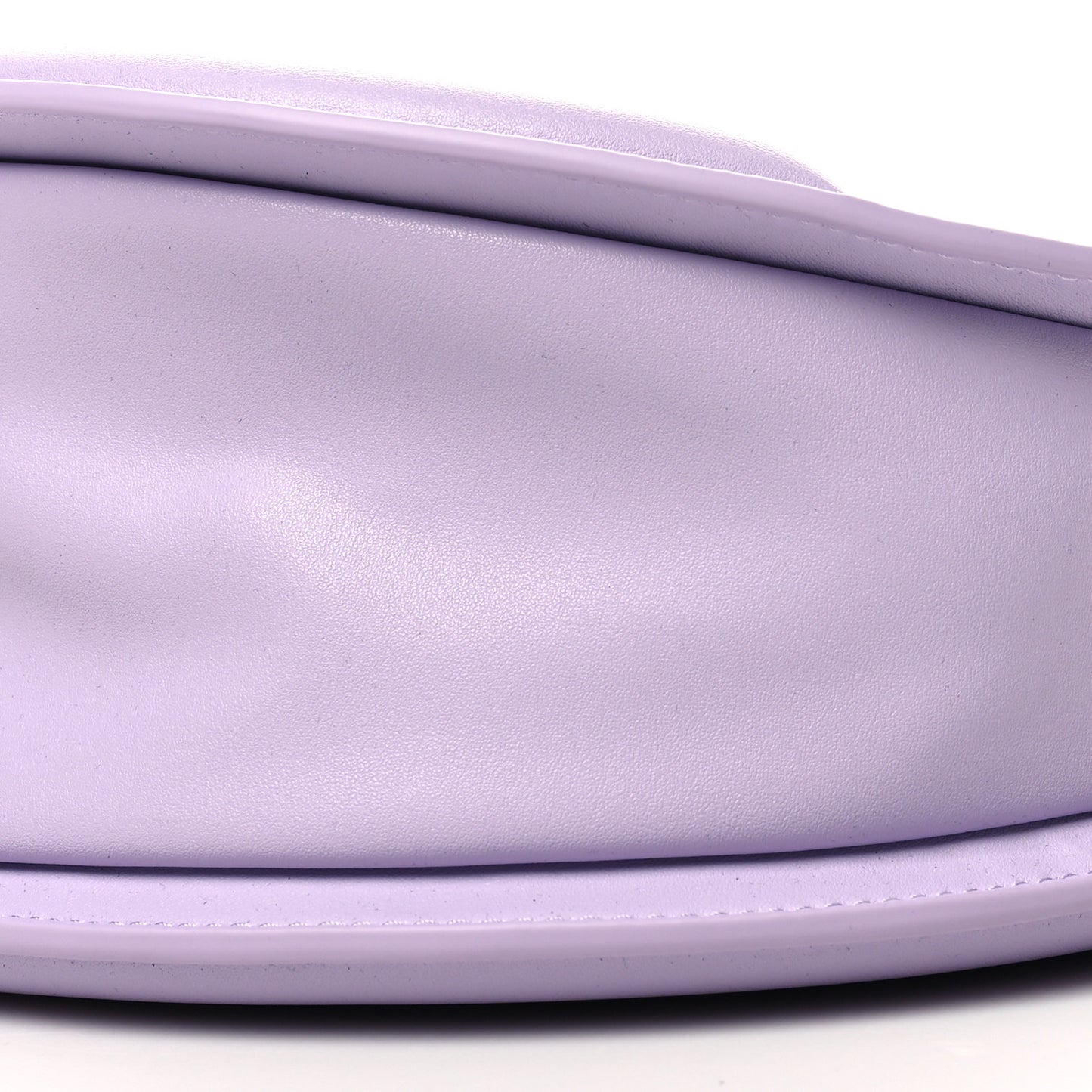 Vegan Leather Round Circle Bag Lavender