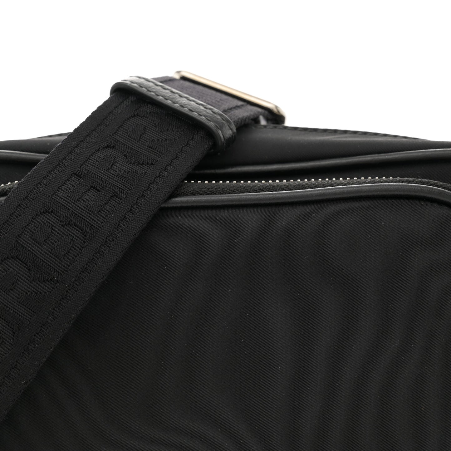 Nylon Paddy Crossbody Bag Black