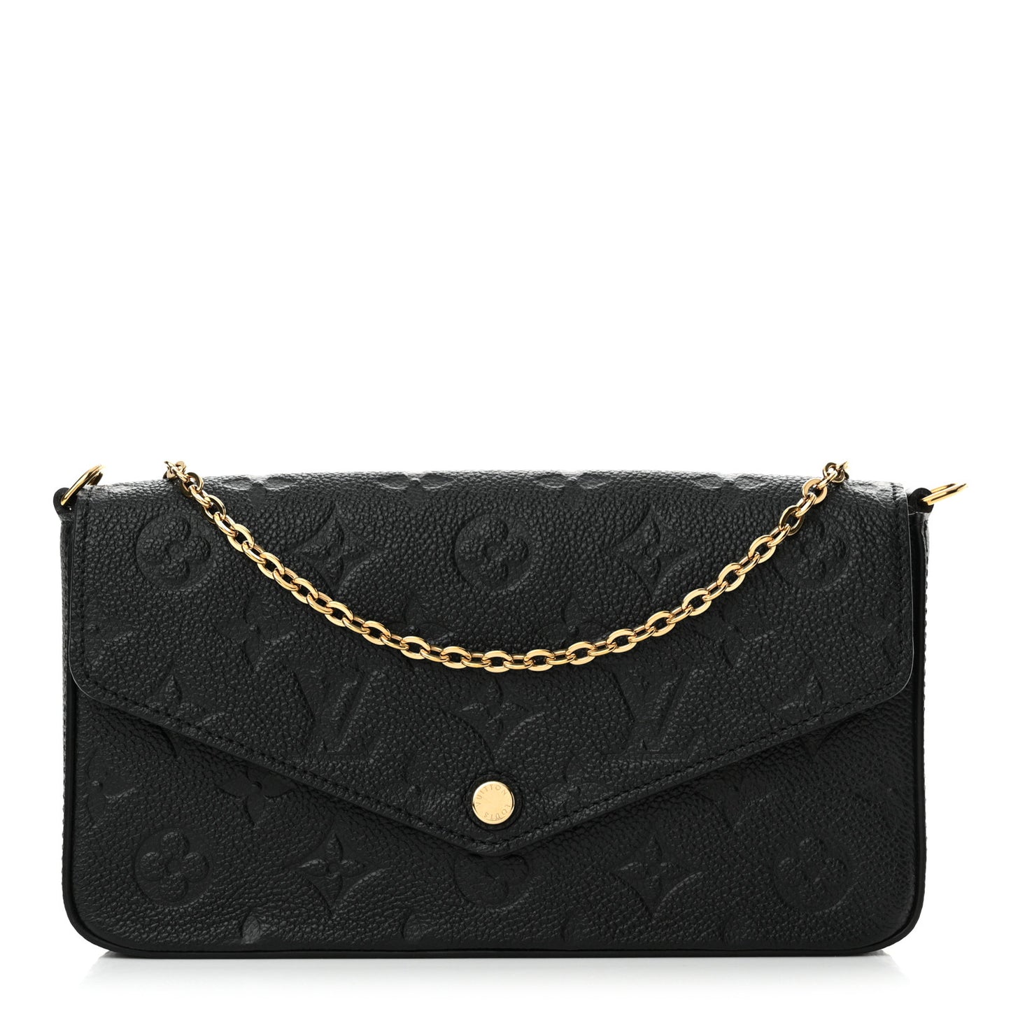 Empreinte Pochette Felicie Chain Wallet Black