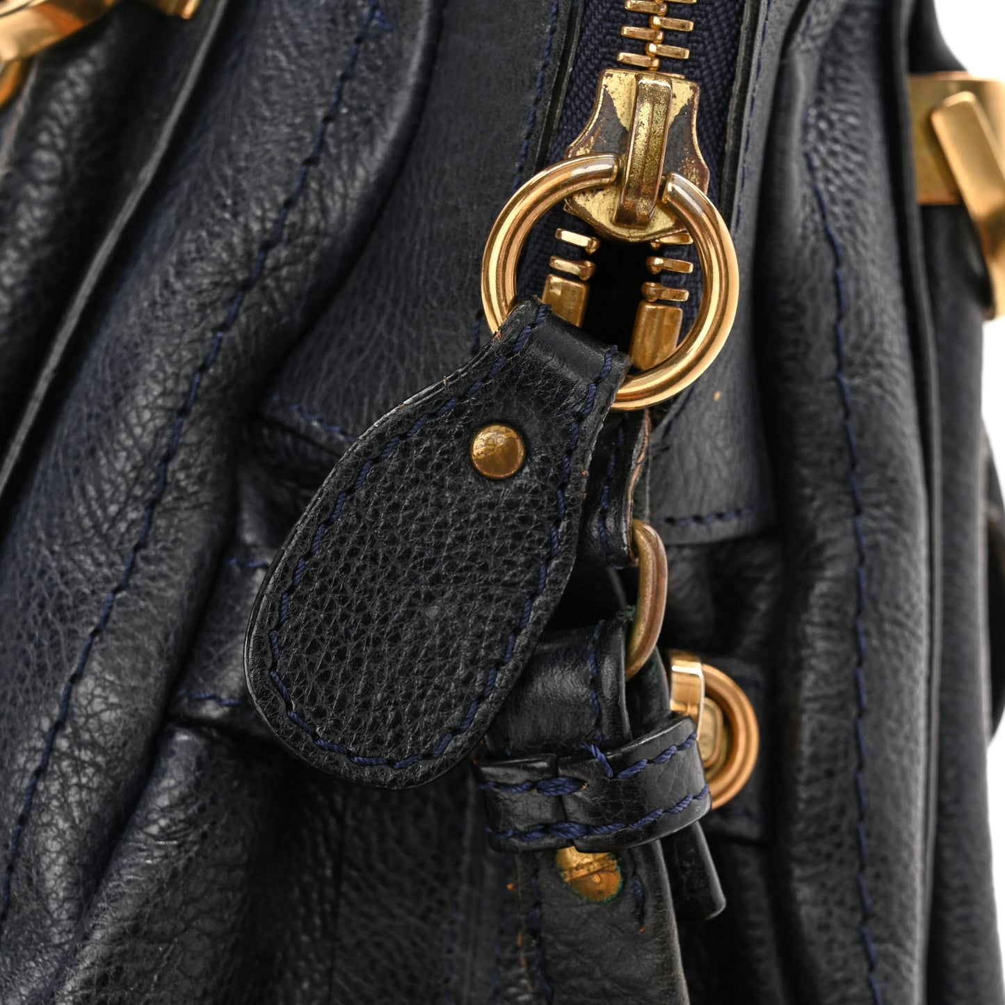 Calfskin Large Paraty Navy