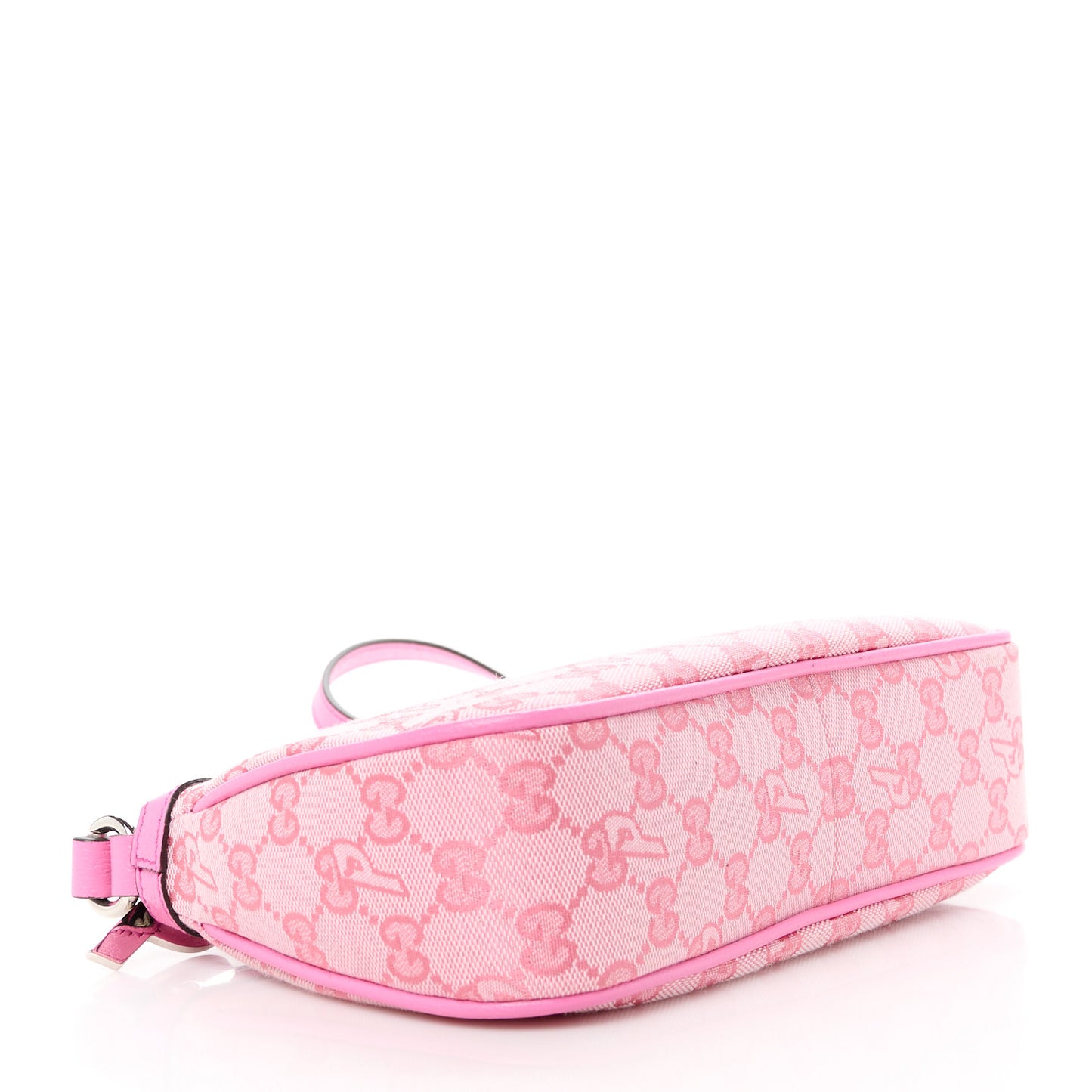 X PALACE GG Supreme Monogram Palace Textured Dollar Calfskin Shoulder Bag Pink Pale Rose Palace
