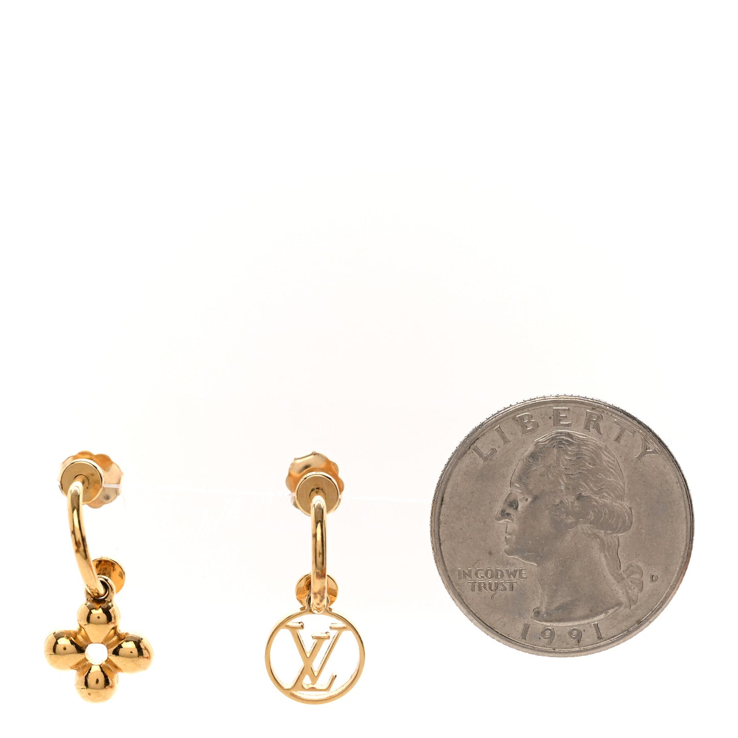 Brass Blooming Earrings Gold