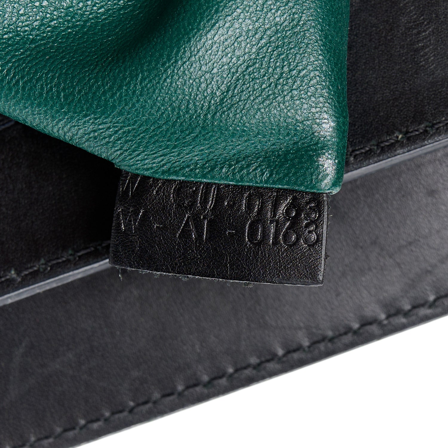 Celine Smooth Calfskin Mini Bi-Color Luggage Forest Black 7 of 13