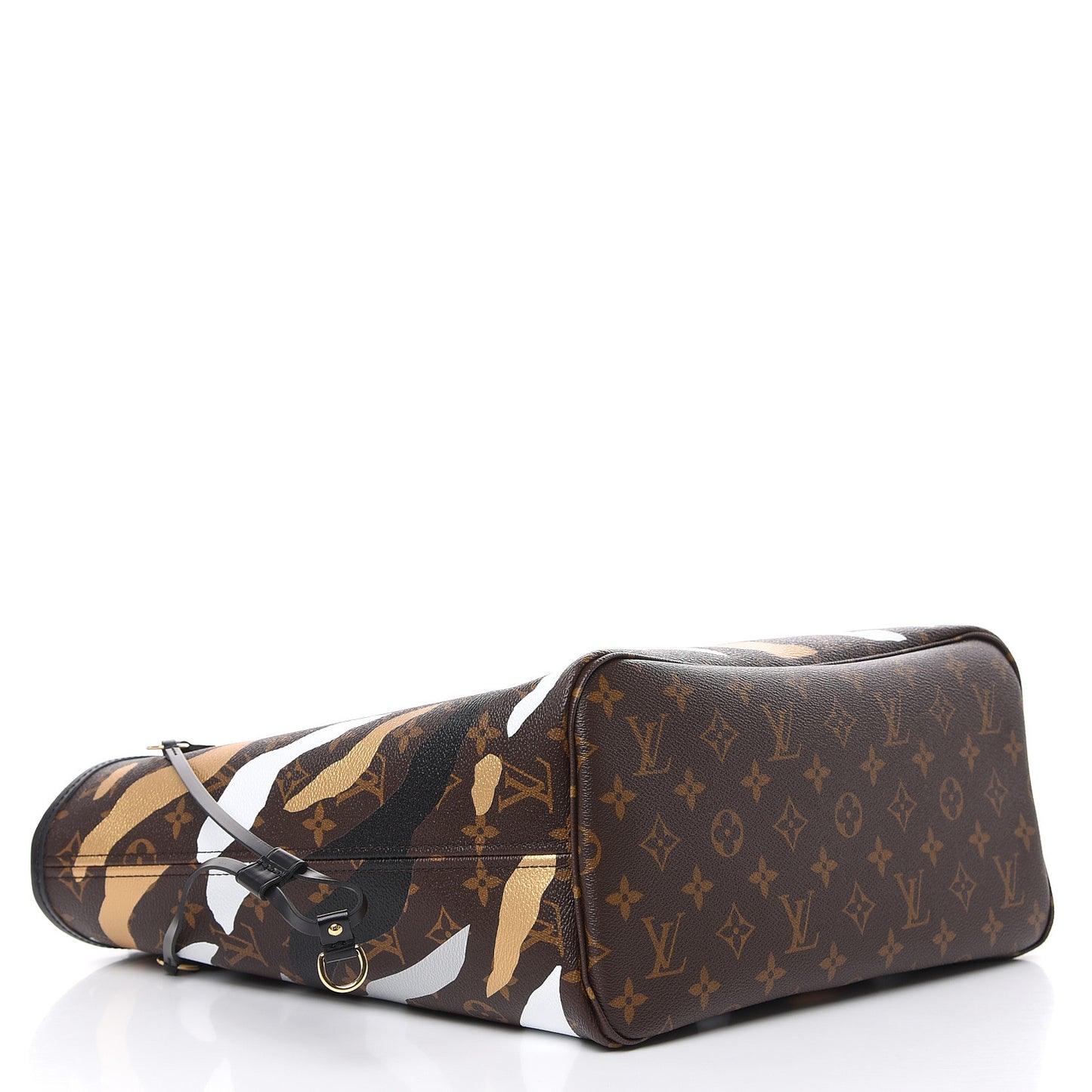 X LOL Monogram Neverfull MM Gold Silver