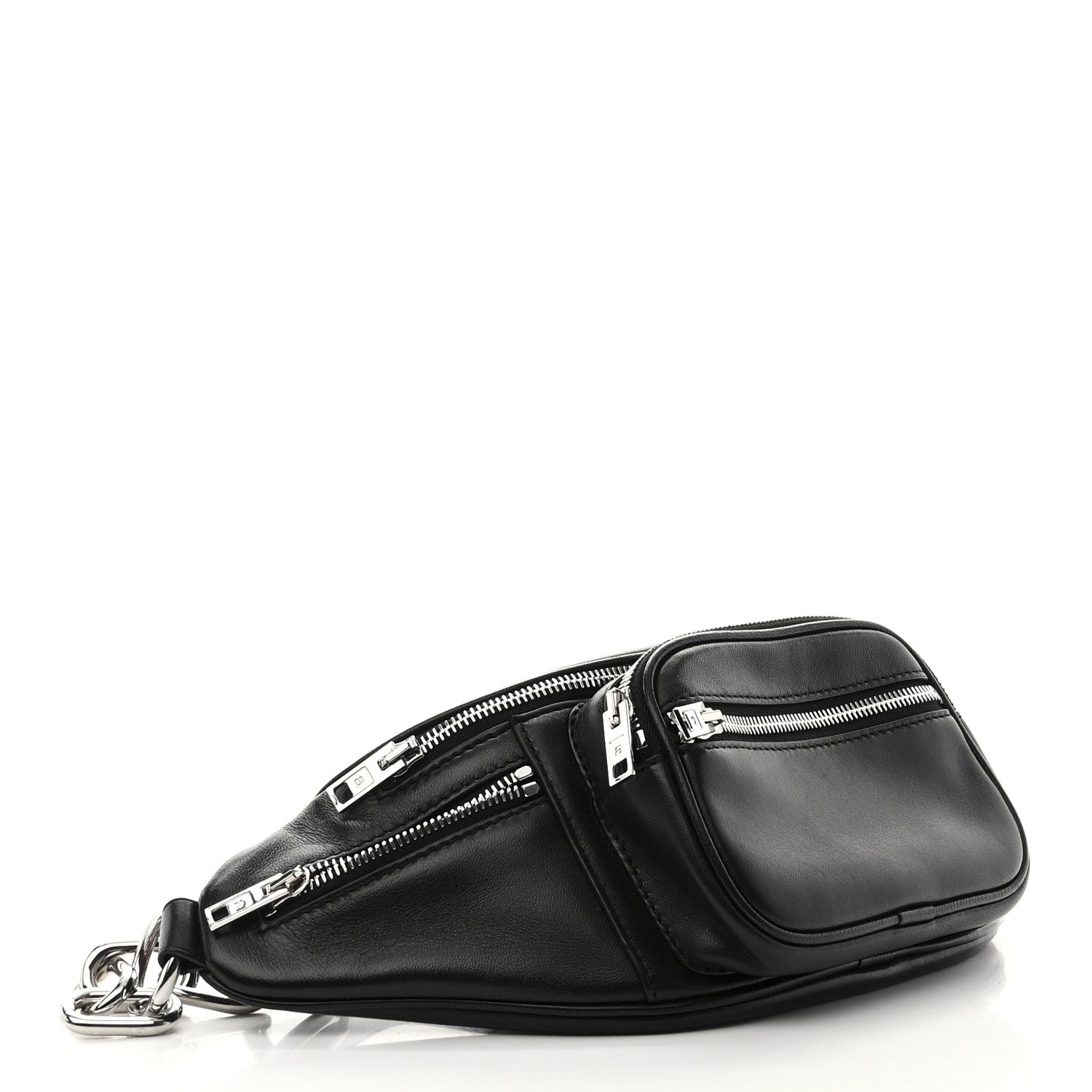 Alexander Wang Lambskin Attica Belt Bag Black 4 of 11