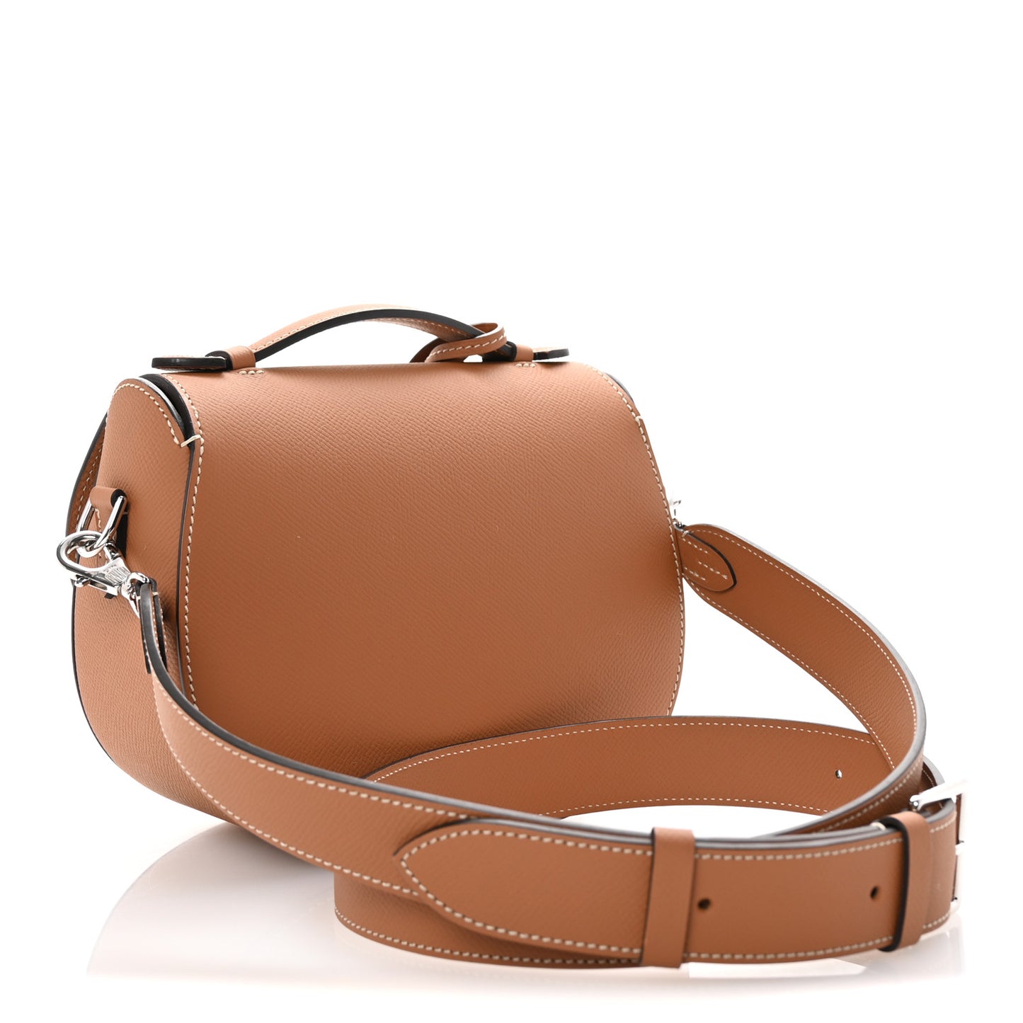 Carat Calfskin Flori PM Camel