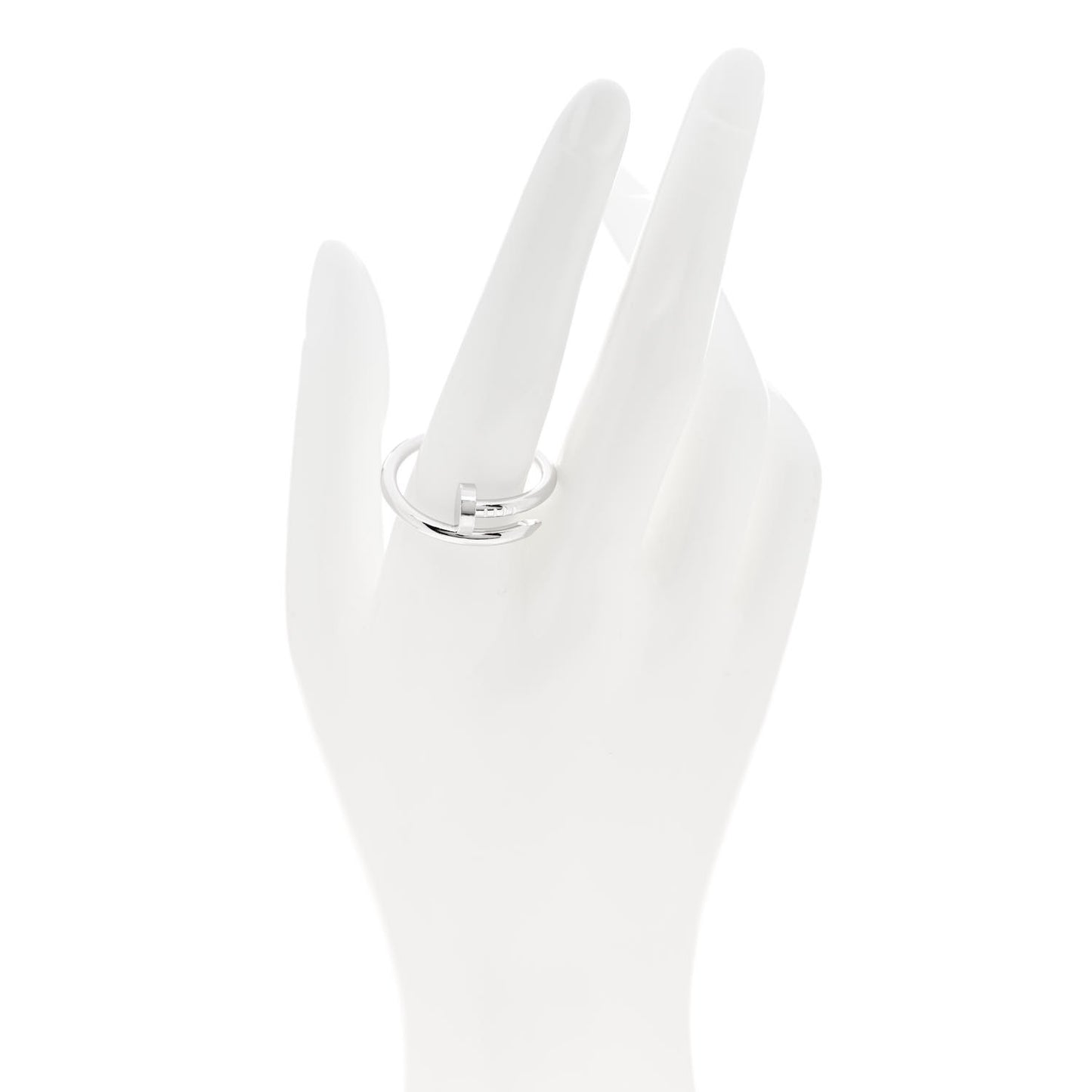 18K White Gold Juste Un Clou Ring 64 10.75