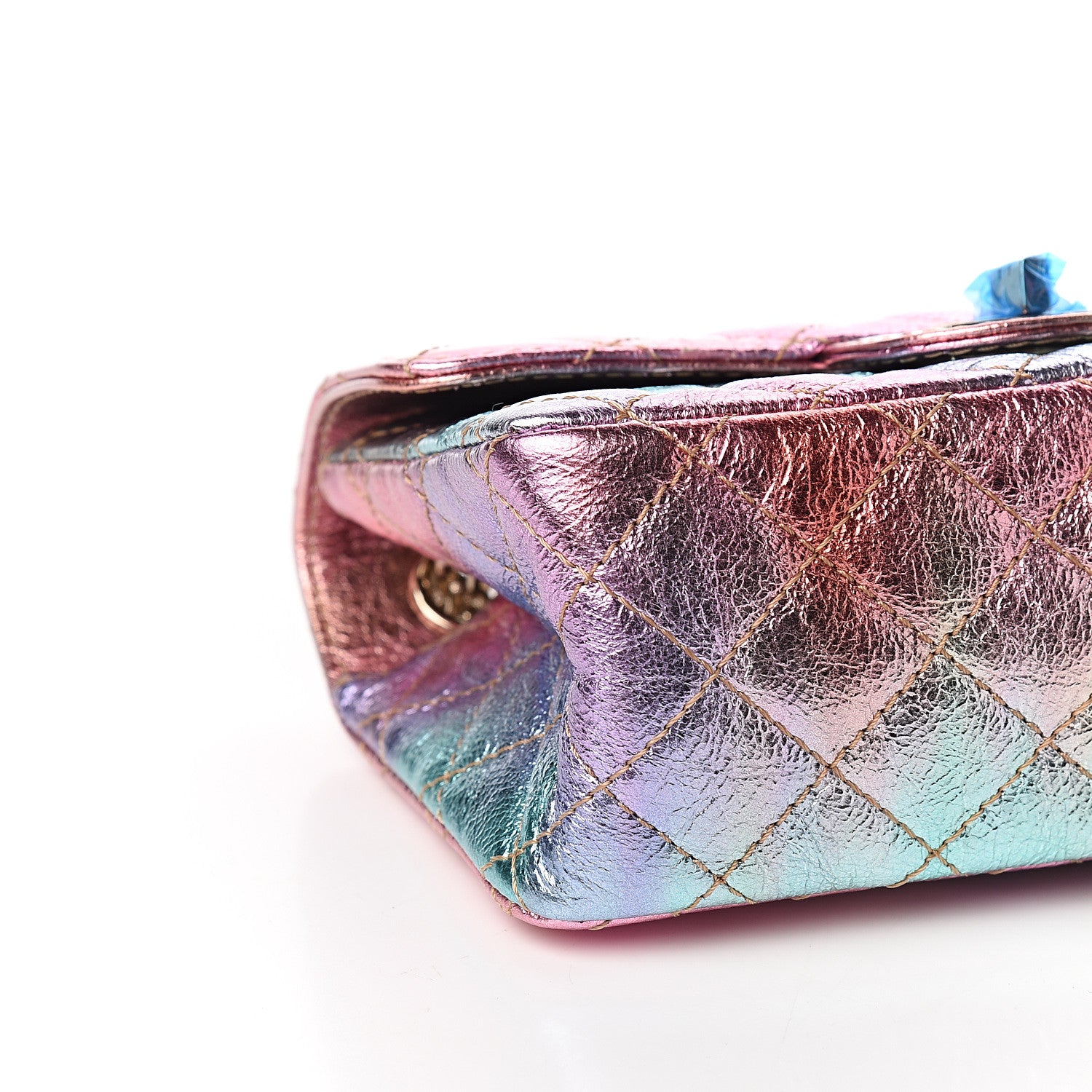 Chanel Metallic Goatskin Quilted Mini 2.55 Reissue Flap Multicolor 7 of 10