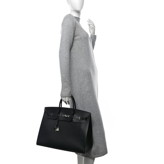 Vache Hunter Birkin Sellier 40 Black