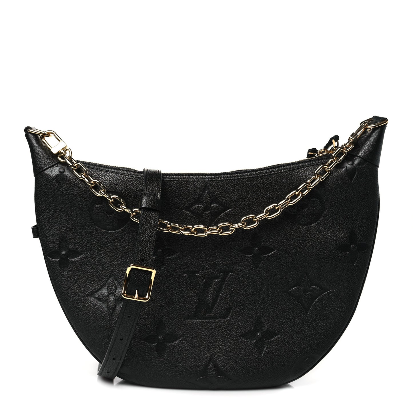 Empreinte Monogram Giant Loop Hobo Black