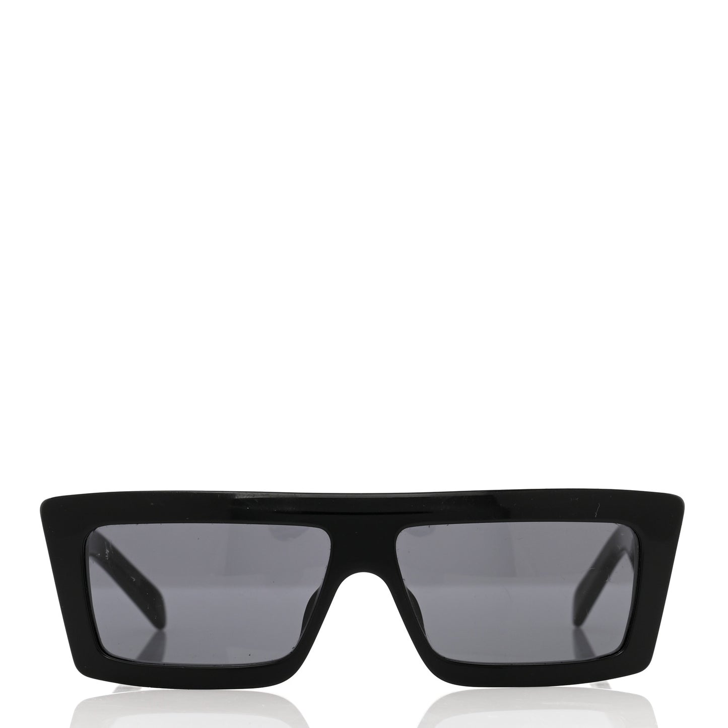 Acetate Monochroms Square Sunglasses CL40214U Black