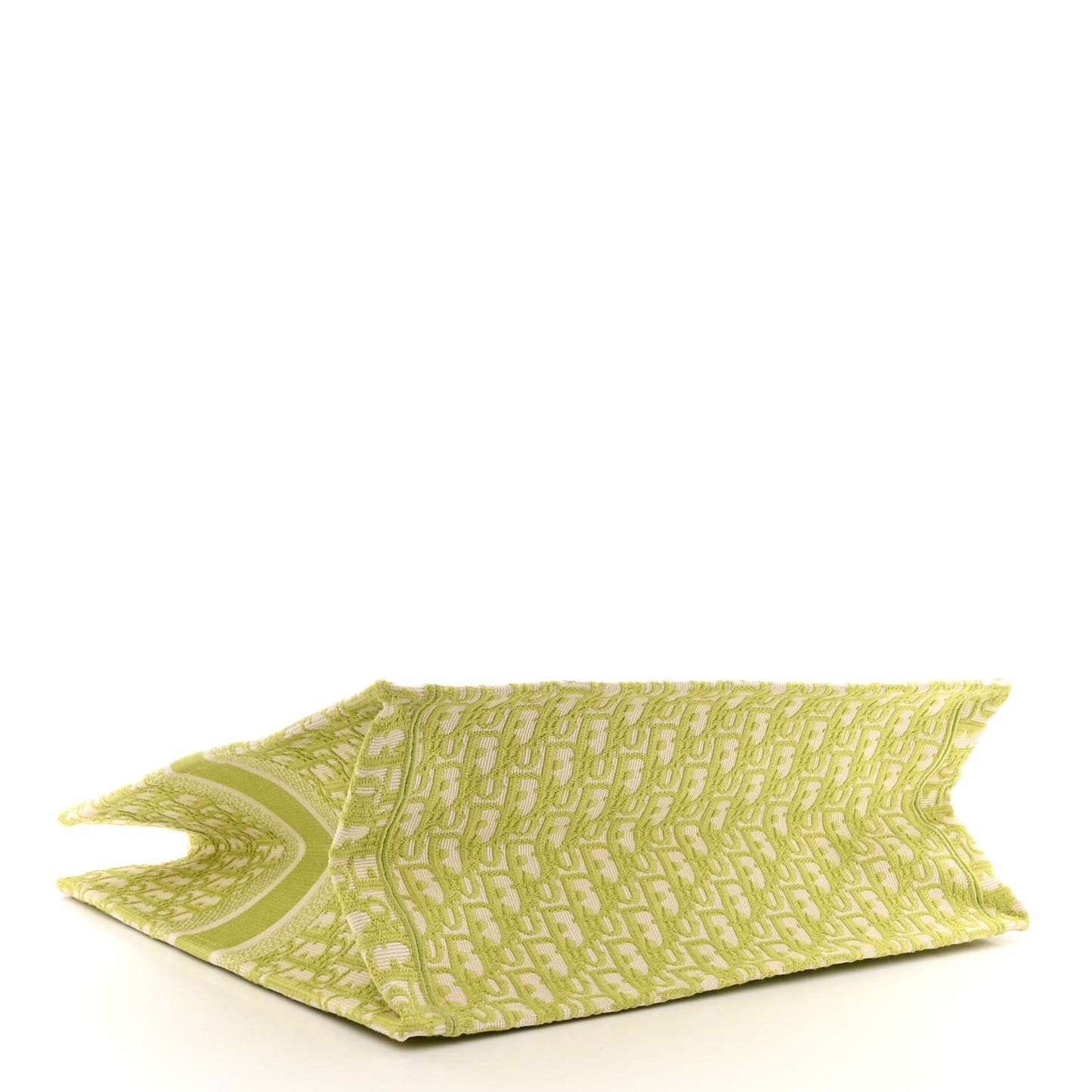 Oblique Large Book Tote Vert Anis