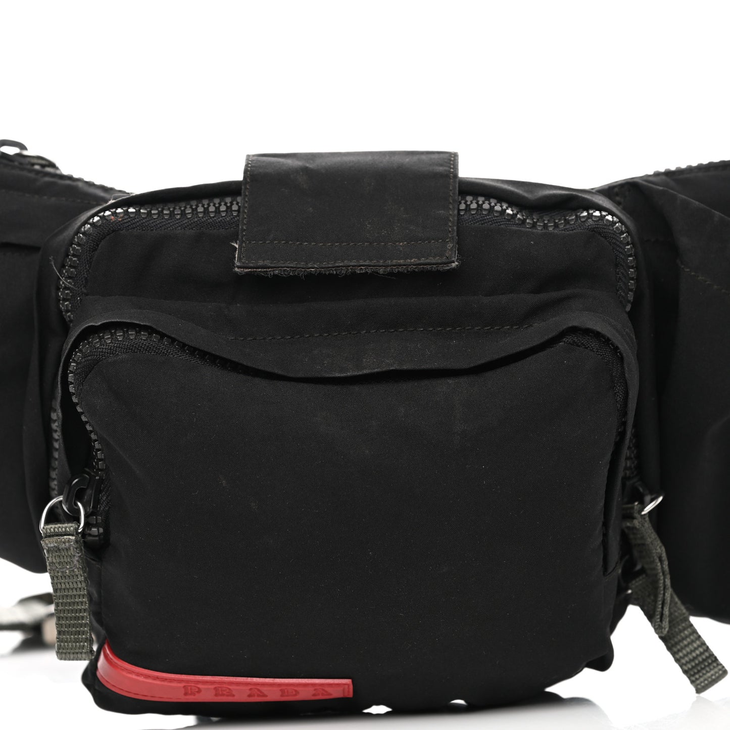 Tessuto Nylon Belt Bag Black